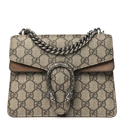 Gucci GG Supreme Monogram Mini Dionysus Shoulder Bag Taupe 1 of 10