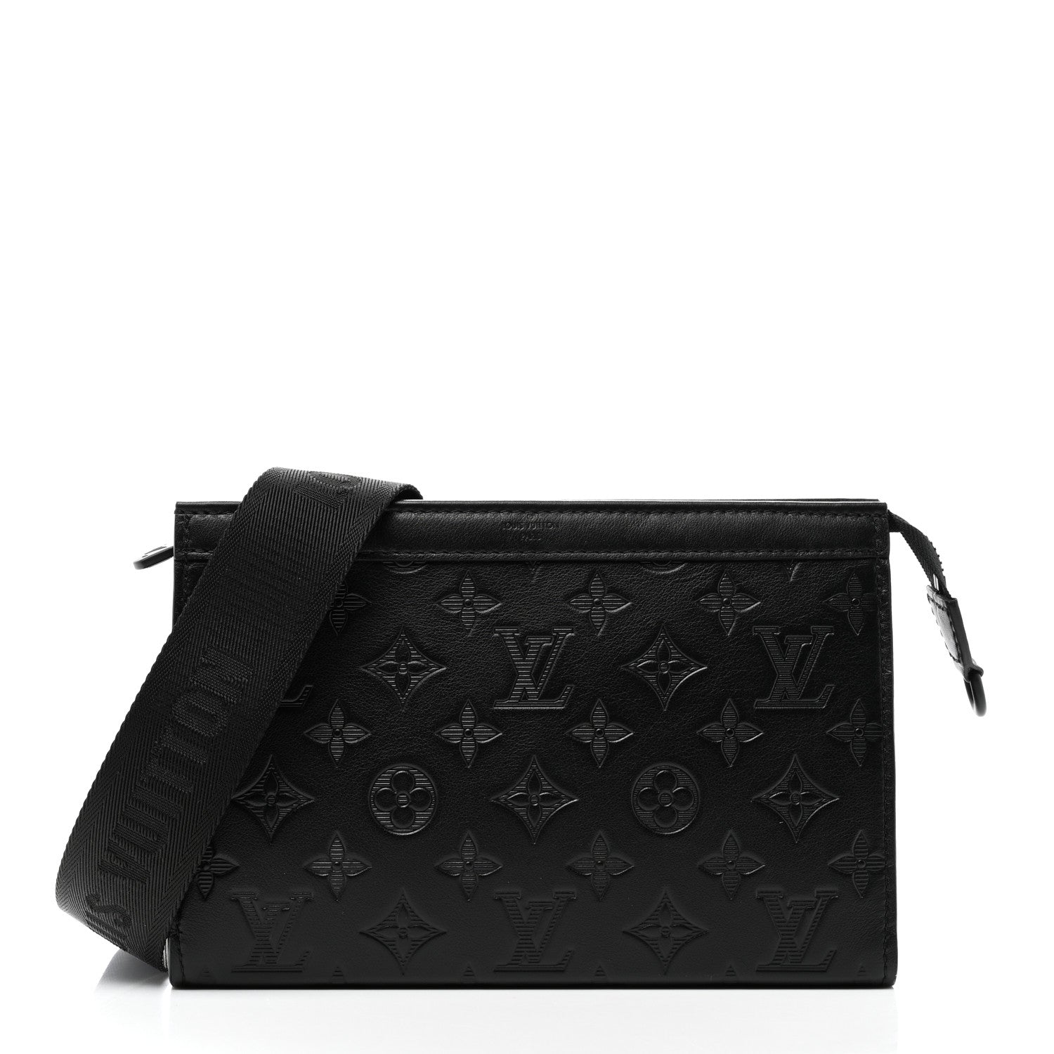 Louis Vuitton Calfskin Monogram Shadow Gaston Wearable Wallet 2 of 7
