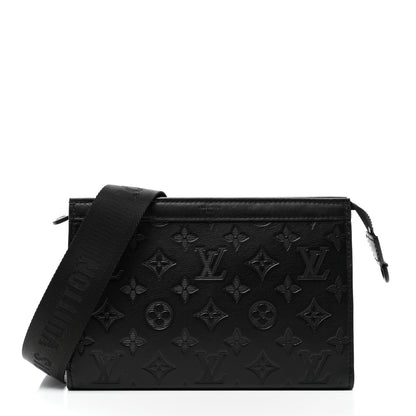 Louis Vuitton Calfskin Monogram Shadow Gaston Wearable Wallet 2 of 7