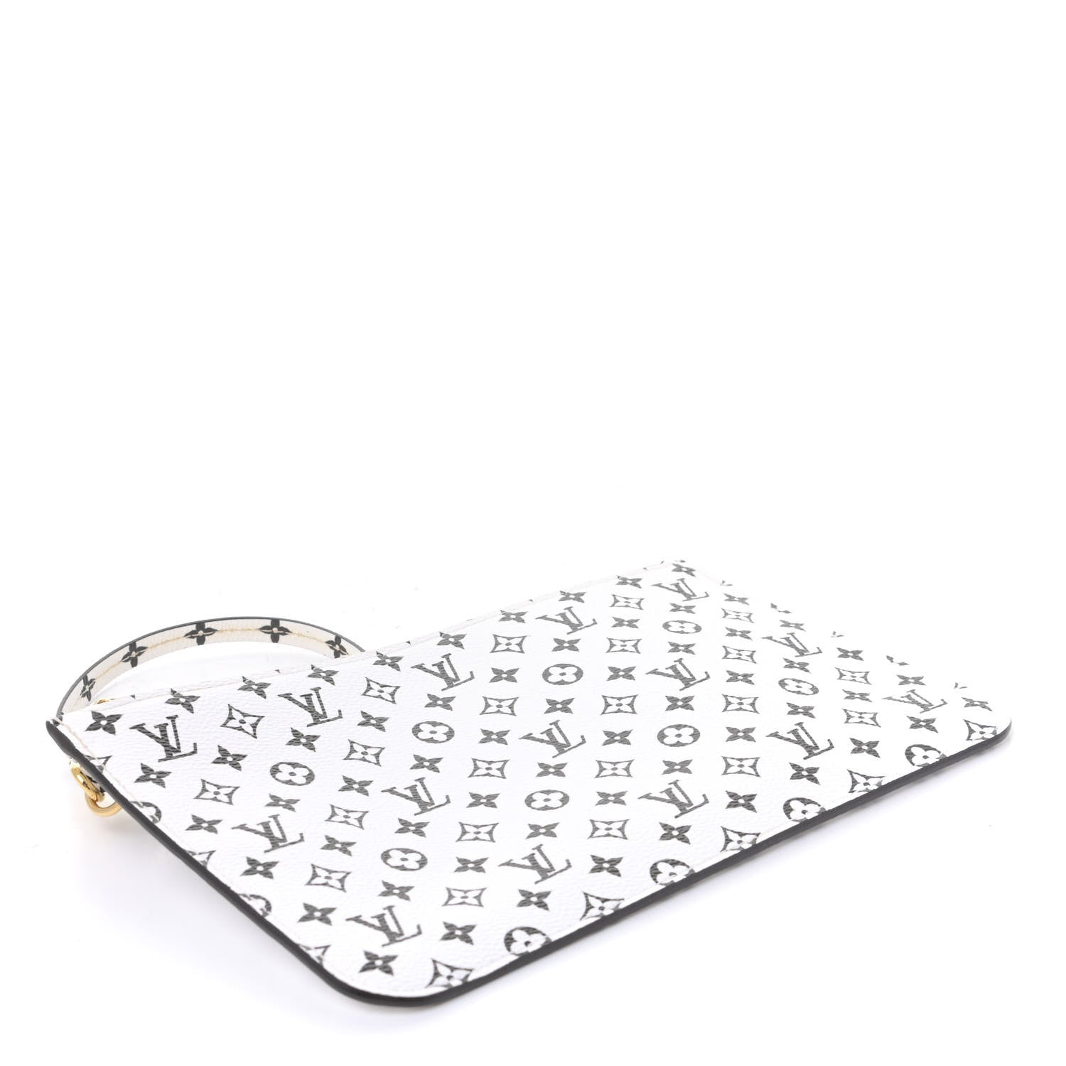 Louis Vuitton Monogram Giant Neverfull MM GM Pochette White 3 of 4