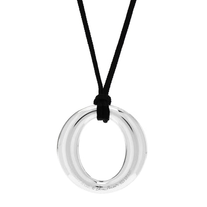Tiffany Sterling Silver Elsa Peretti Sevillana Pendant Necklace 4 of 4