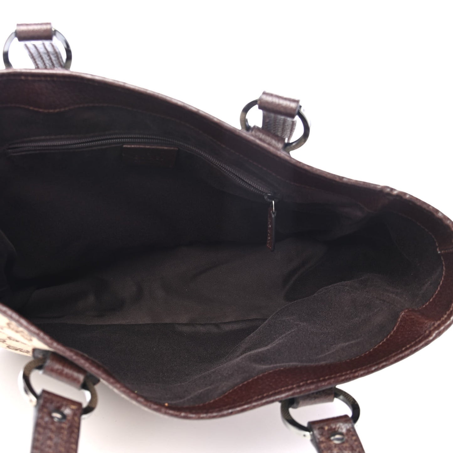 Monogram Medium Tote Dark Brown