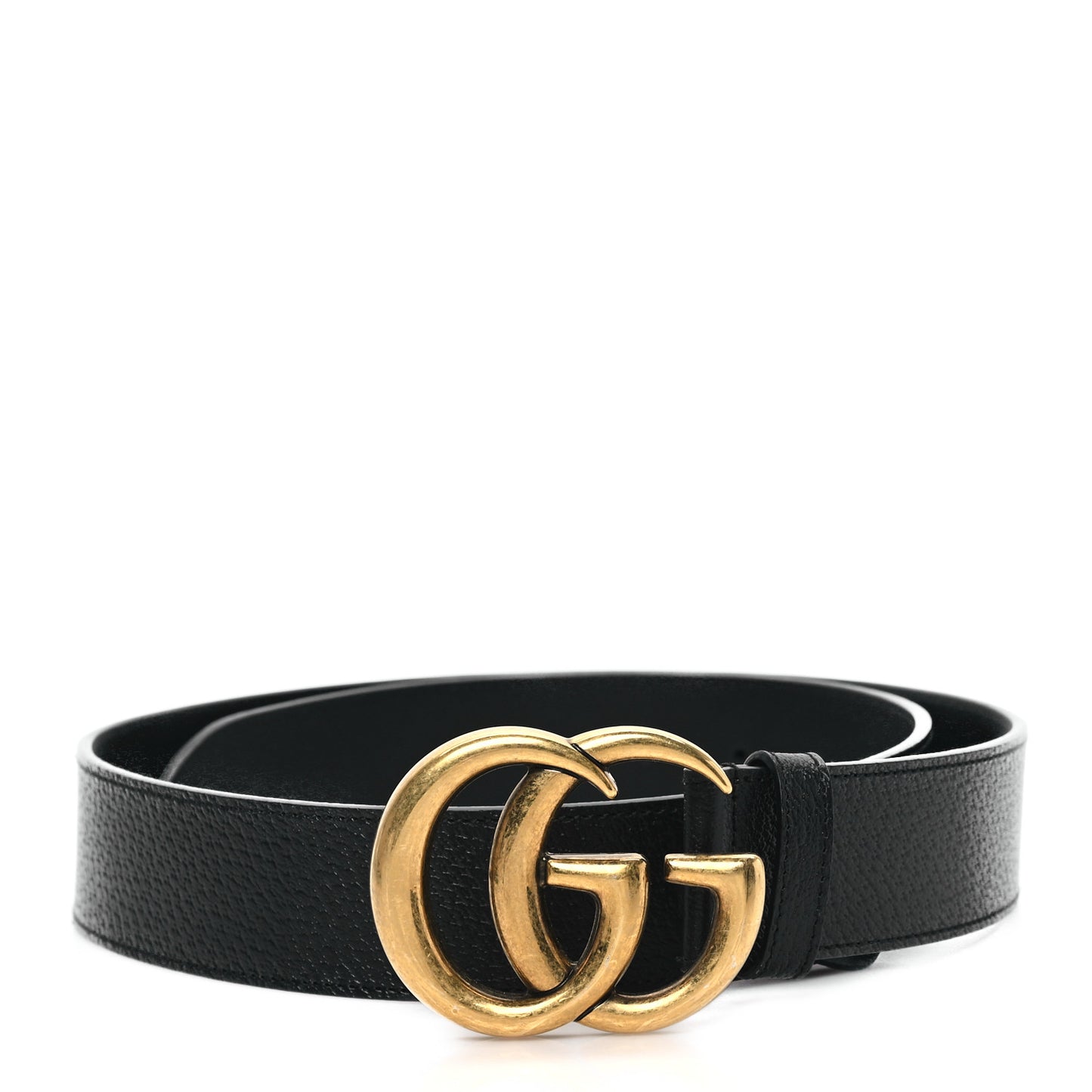 Textured Calfskin Double G 40mm Belt 90 36 Black