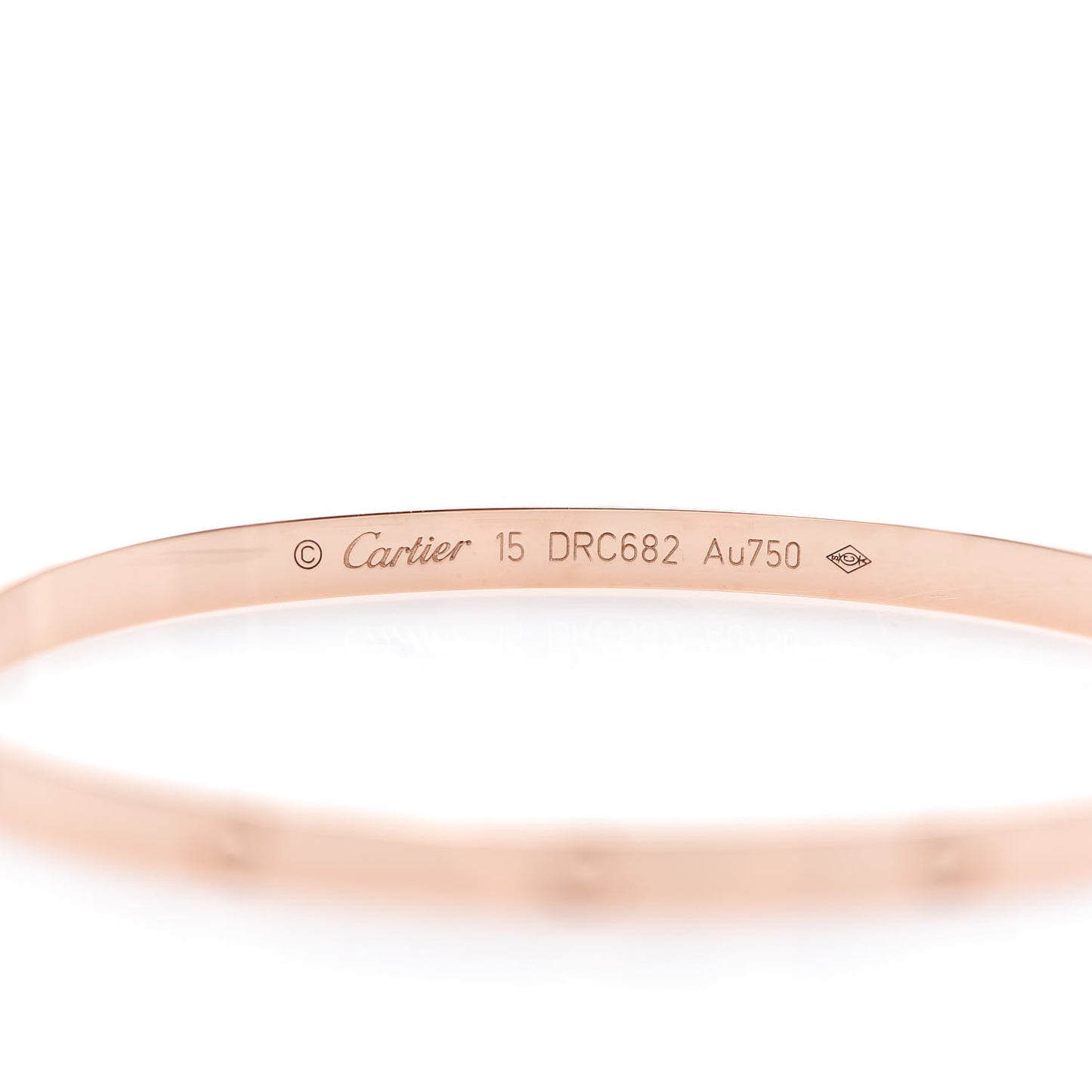 18K Pink Gold Small LOVE Bracelet 15