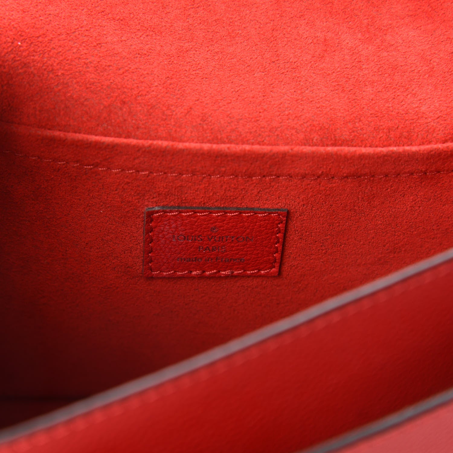 Louis Vuitton Soft Calfskin Mylockme Chain Bag BB Rubis 8 of 12