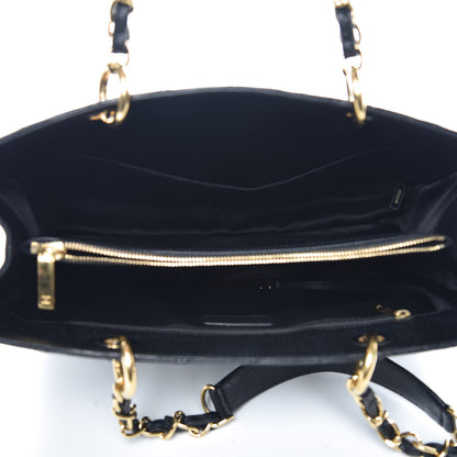 Chanel Caviar Quilted Grand Shopping Tote GST Black 5 of 7