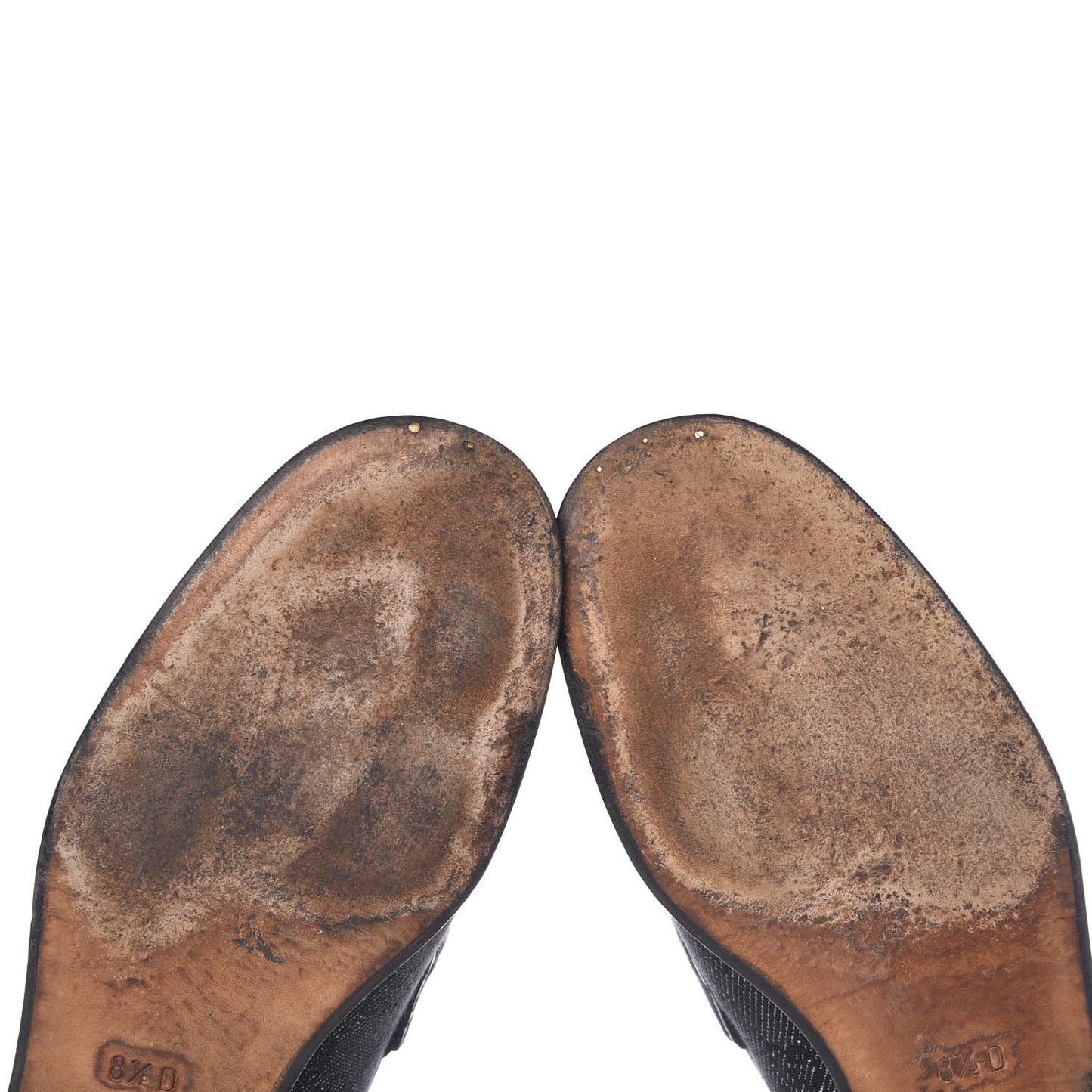 Monogram Calfskin Mens Horsebit Loafers 8.5 Navy