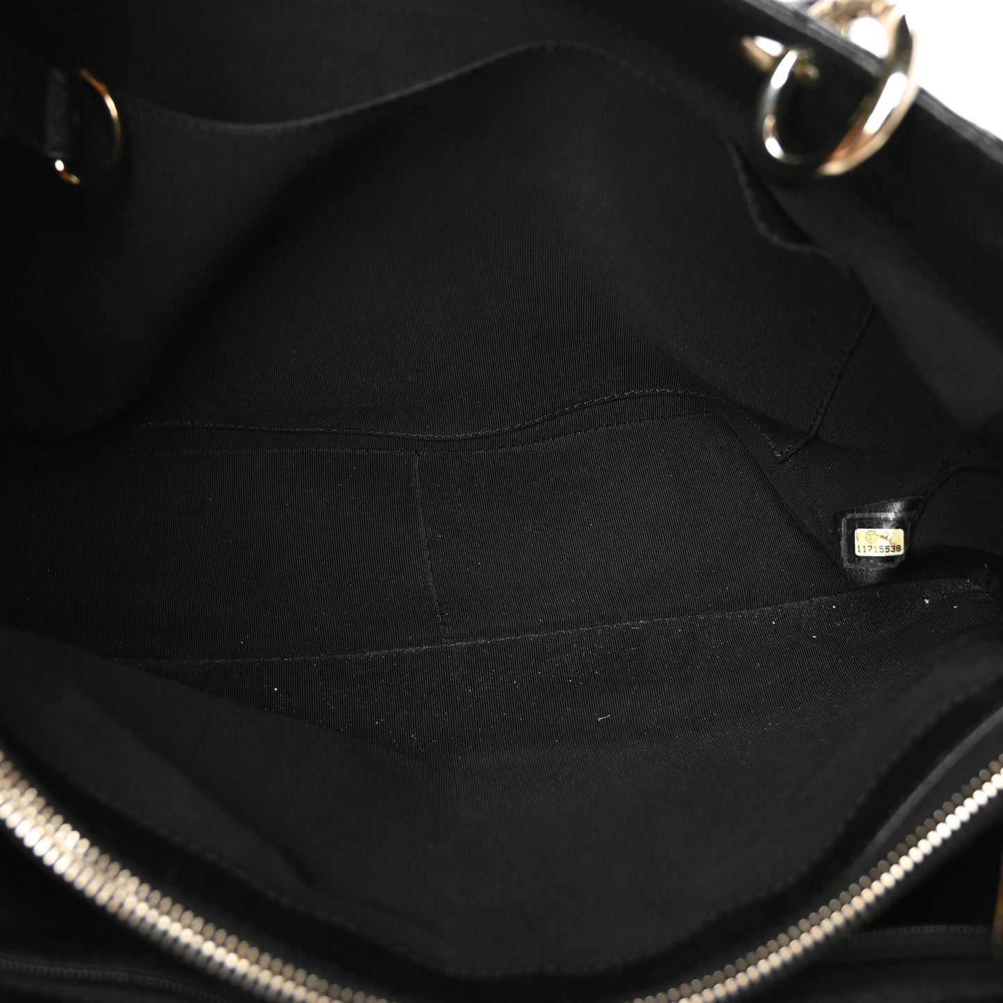 Caviar Quilted Grand Shopping Tote GST Black
