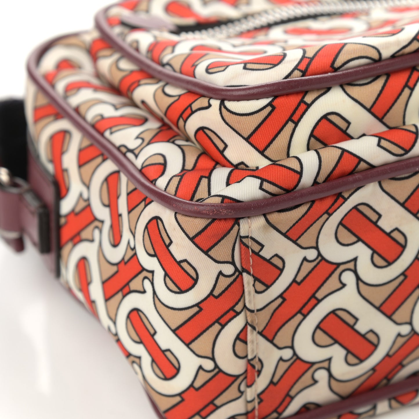 Nylon Monogram Small Camera Bag Vermillion