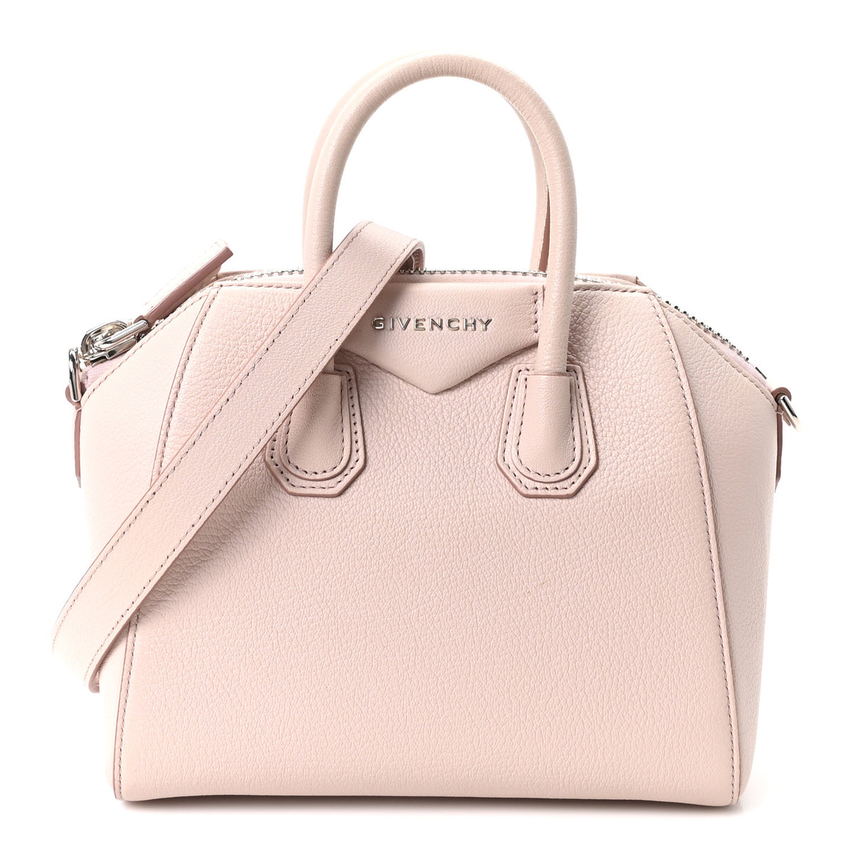 Givenchy Sugar Goatskin Mini Antigona Pale Pink 1 of 10
