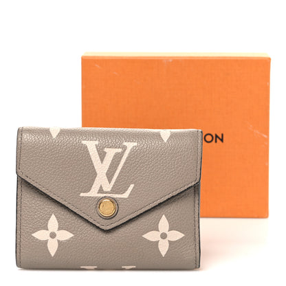 Louis Vuitton Empreinte Monogram Giant Victorine Wallet Tourterelle Creme 7 of 7