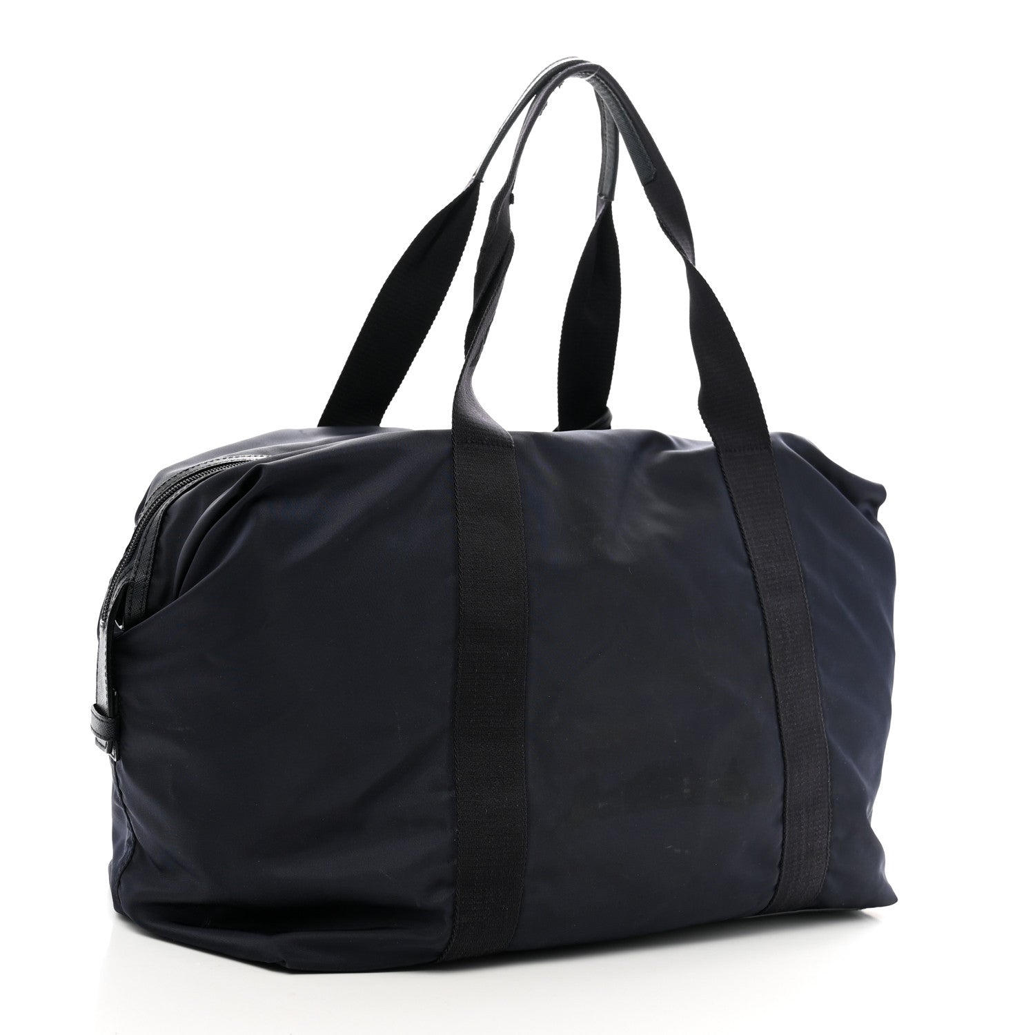 Prada Re-Nylon Saffiano Duffle Bag Navy 2 of 12