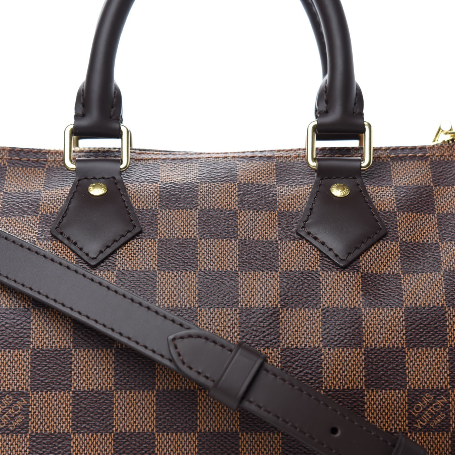 Louis Vuitton Damier Ebene Speedy Bandouliere 25 8 of 11