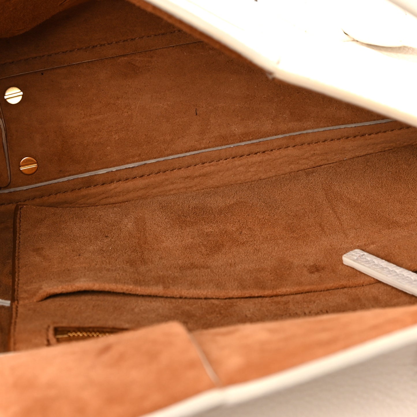 French Calfskin Maxi Intrecciato Small Arco Bianco