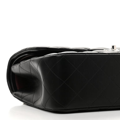Chanel Lambskin Quilted Jumbo Double Flap Black 8 of 9