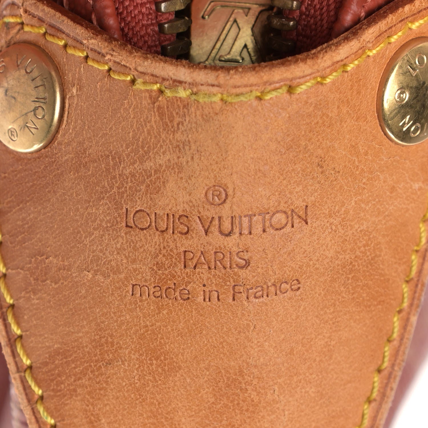 Louis Vuitton Coated Canvas Americas Cup Garment Bag Red 5 of 14
