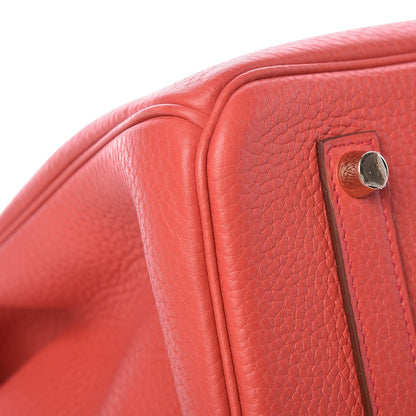 Hermes Taurillon Clemence Birkin 35 Rose Jaipur 8 of 35
