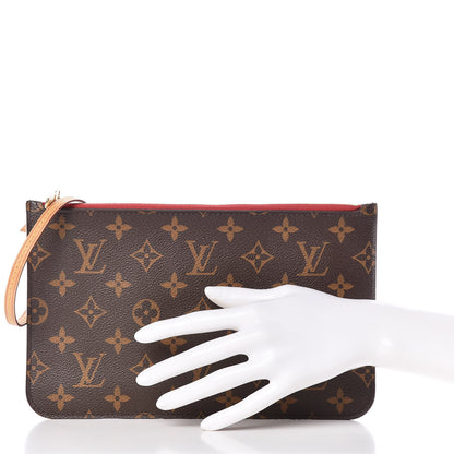 Louis Vuitton Monogram Neverfull MM GM Pochette Cherry 2 of 9