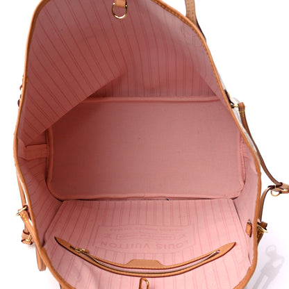 Louis Vuitton Damier Azur Neo Neverfull MM Rose Ballerine 6 of 18