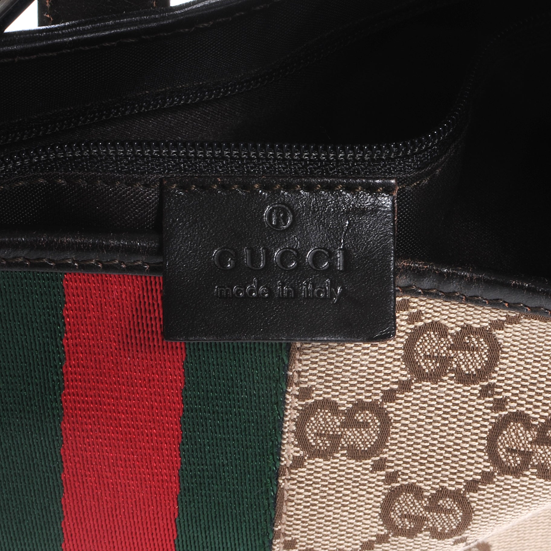 Gucci Monogram Web Jackie O Hobo 5 of 7