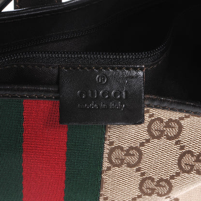 Gucci Monogram Web Jackie O Hobo 5 of 7