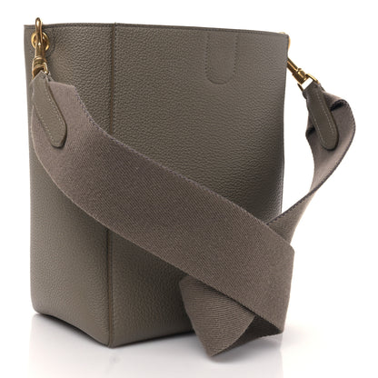 Celine Soft Grained Calfskin Small Sangle Bucket Bag Taupe 3 of 9