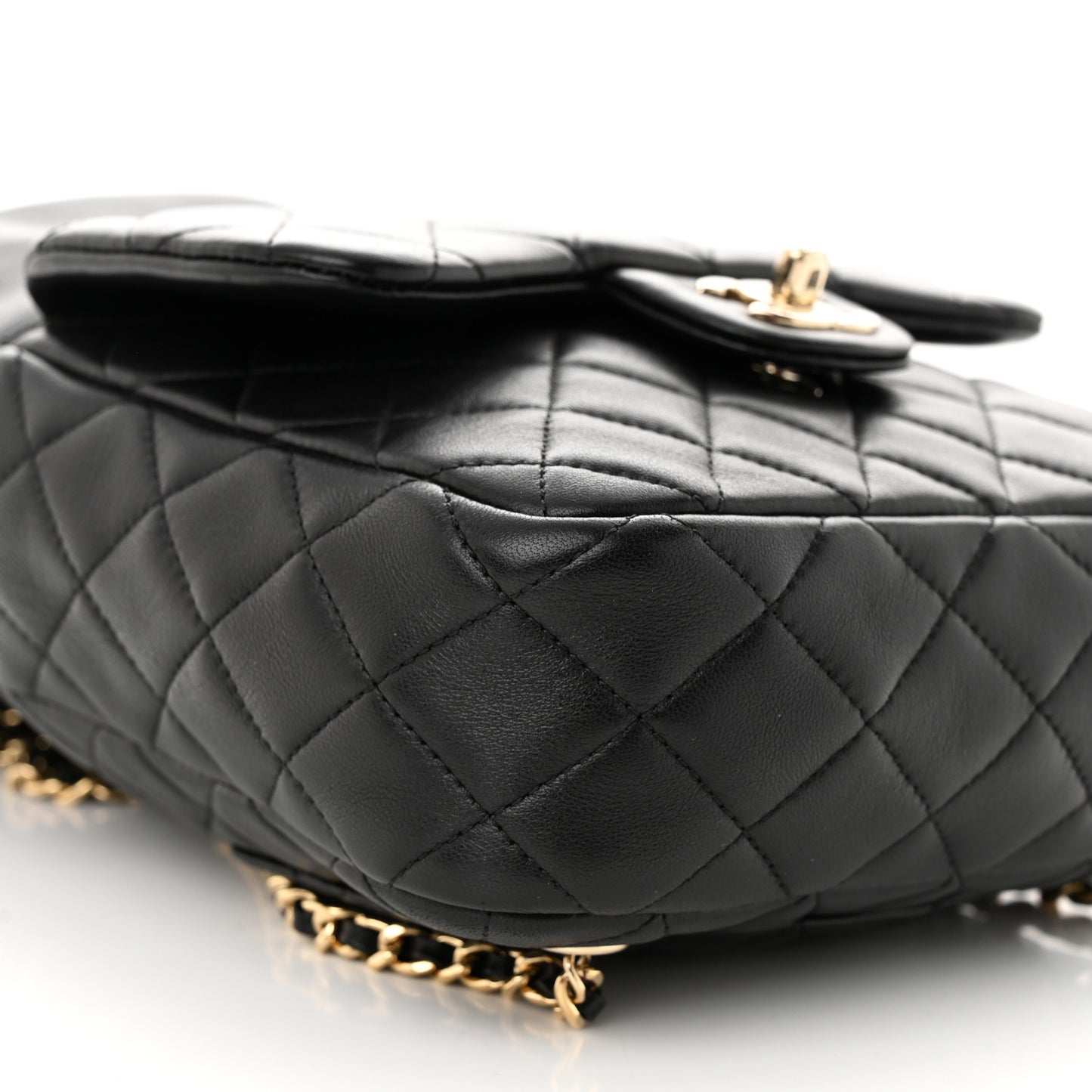 Lambskin Quilted Small In Seoul Backpack Black