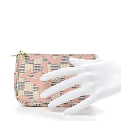 Louis Vuitton Damier Azur Tahitienne Mini Pochette Accessories 2 of 9