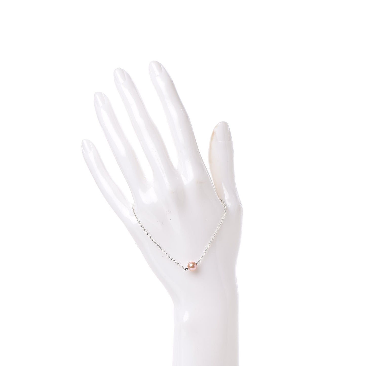 Sterling Silver Pink Pearl Elsa Peretti Pearl By The Yard Bracelet