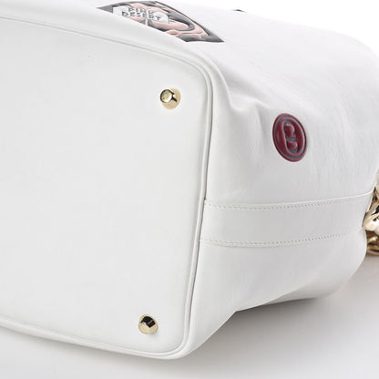 Christian Dior Calfskin Paradise Bubble Bucket Bag White 6 of 8