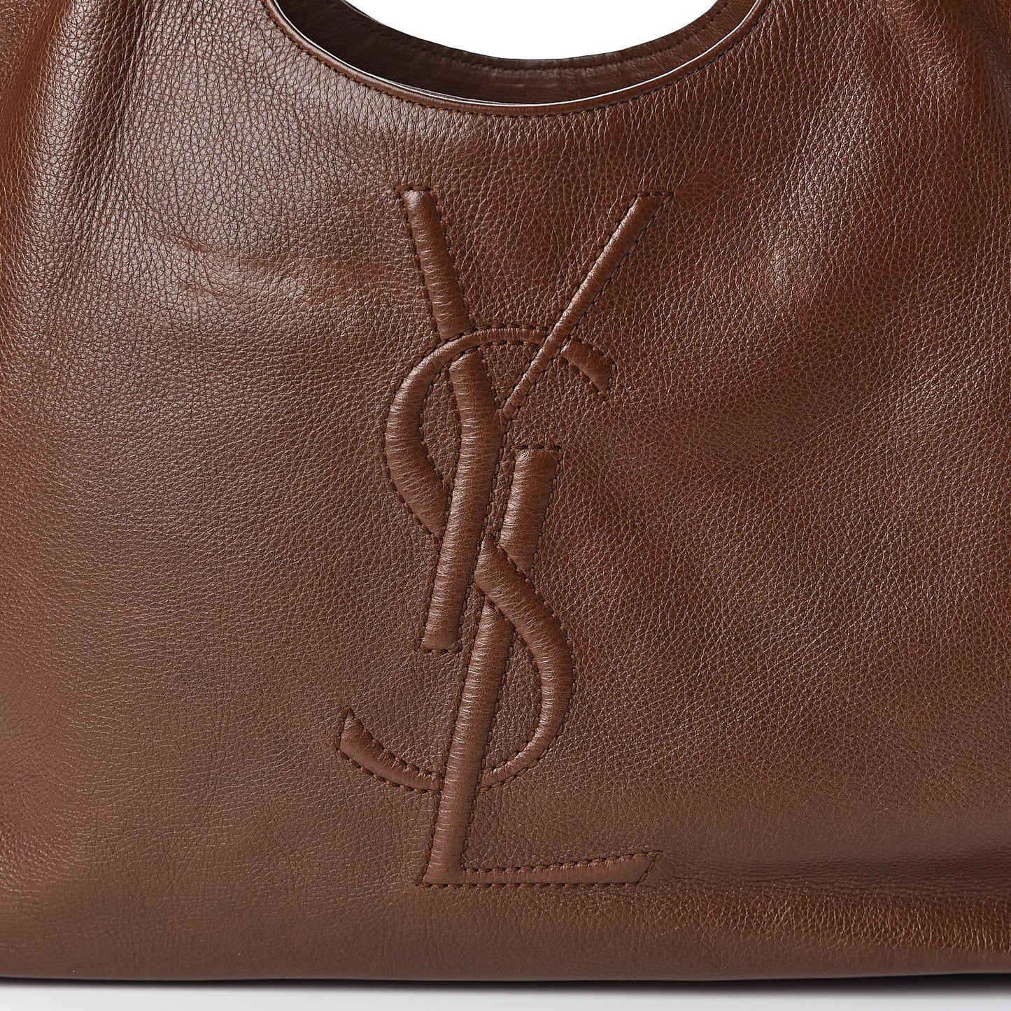 Calfskin Belle de Jour Cabas Tote Brown