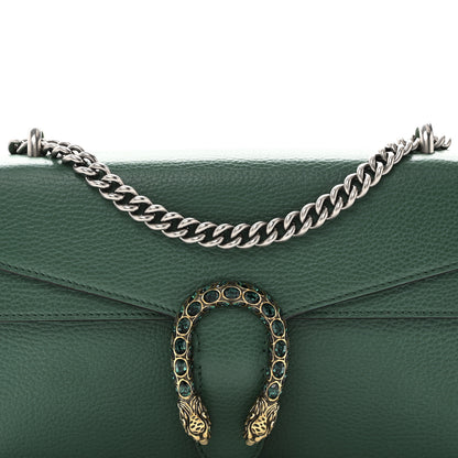 Gucci Dollar Calfskin Crystal Small Dionysus Shoulder Bag Emerald 9 of 11