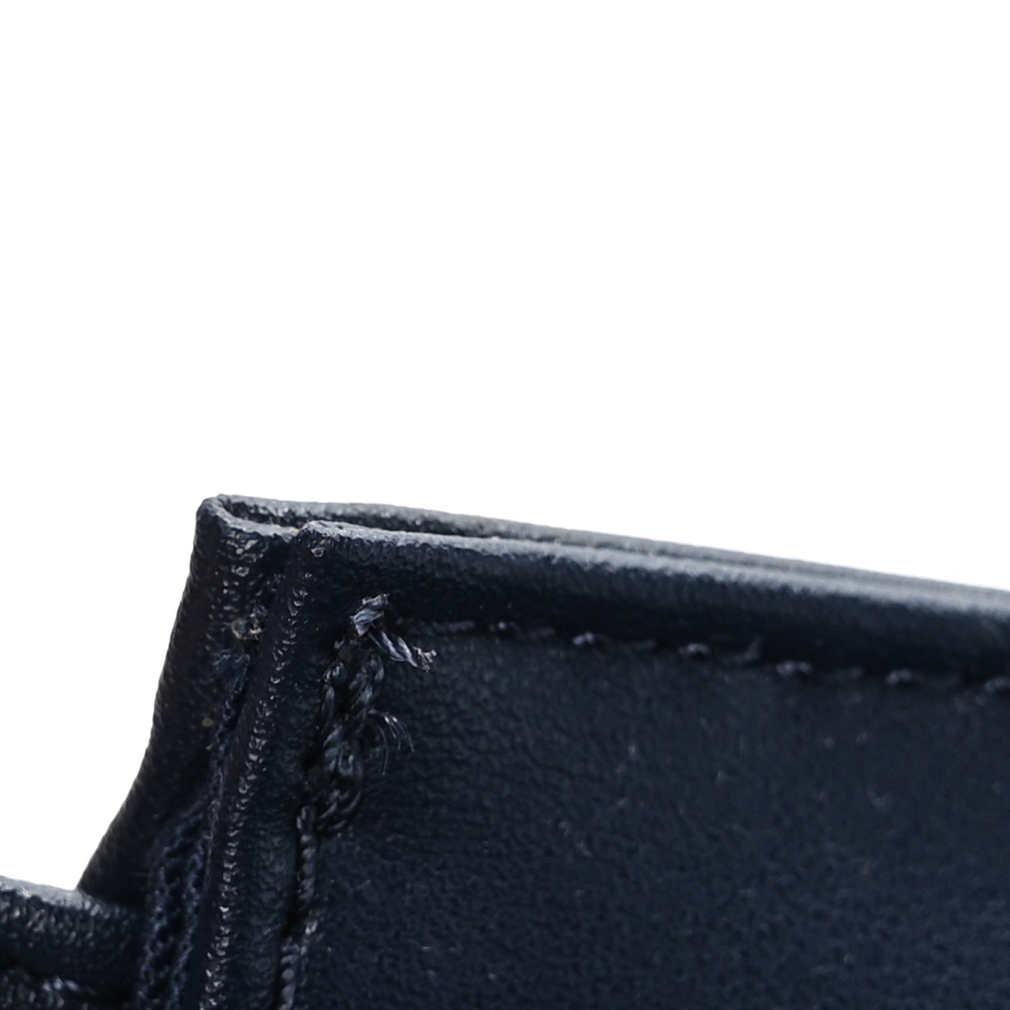 Vegan Leather Small Shopping Bag Navy