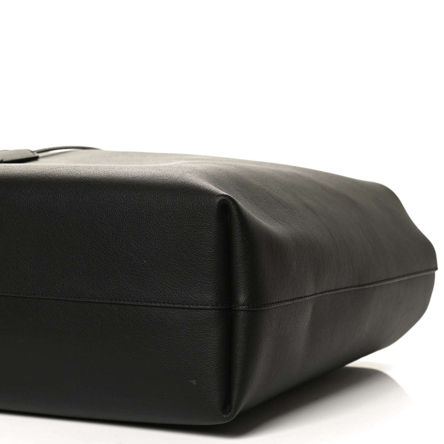 Saint Laurent Calfskin Large Shopping Tote Black 12 of 12