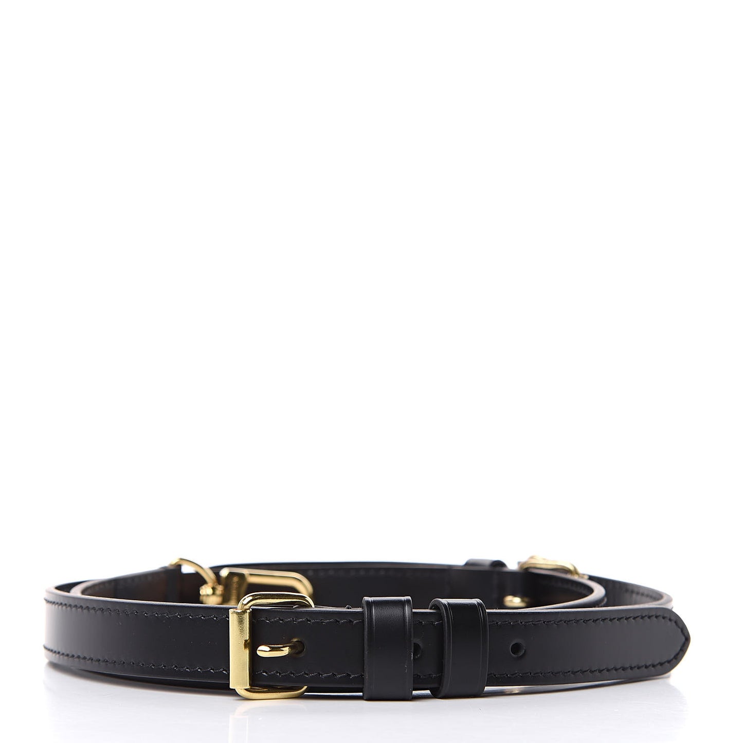Calfskin 16mm Adjustable Shoulder Strap Black