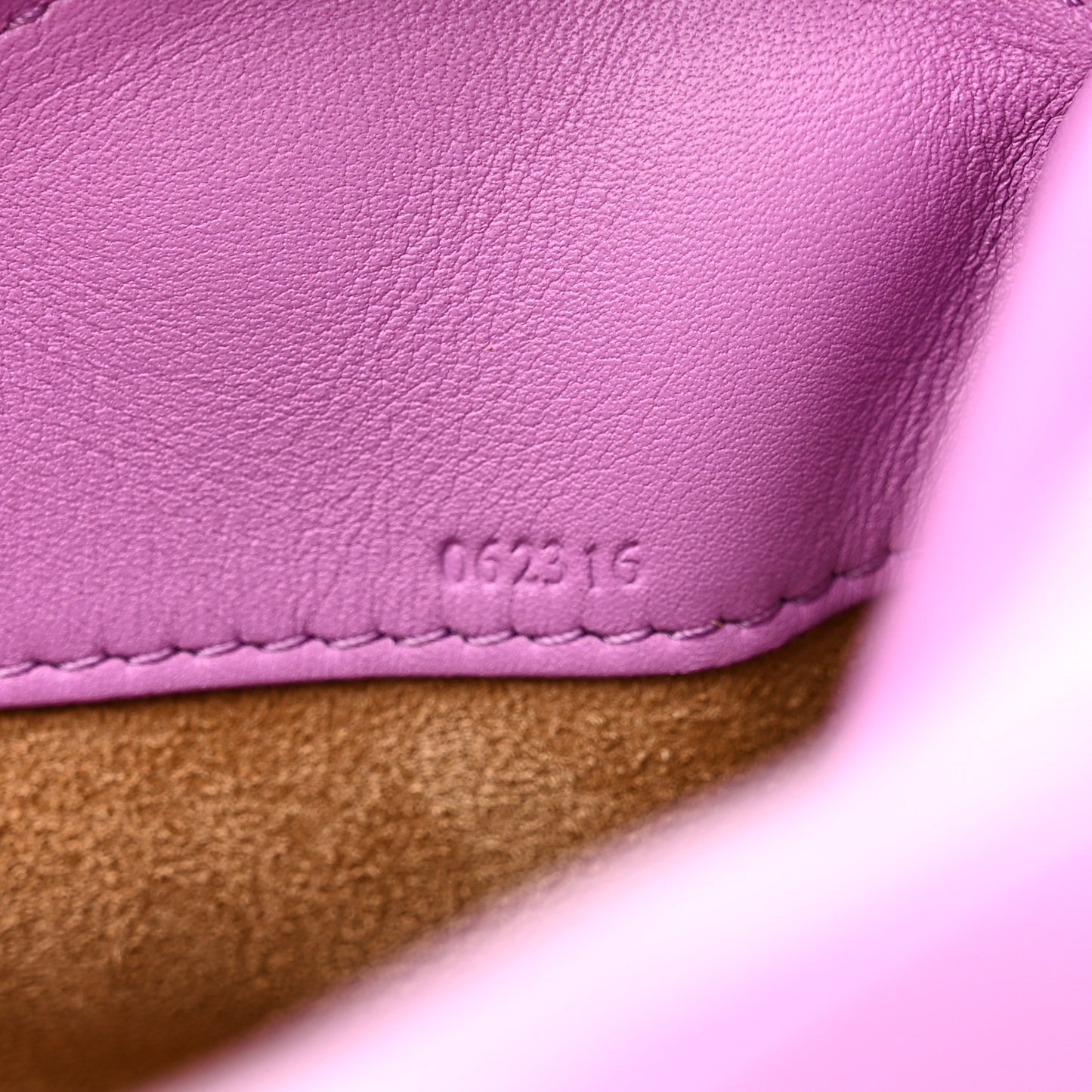 Shiny Nappa Calfskin Paseo Satchel Rockrose