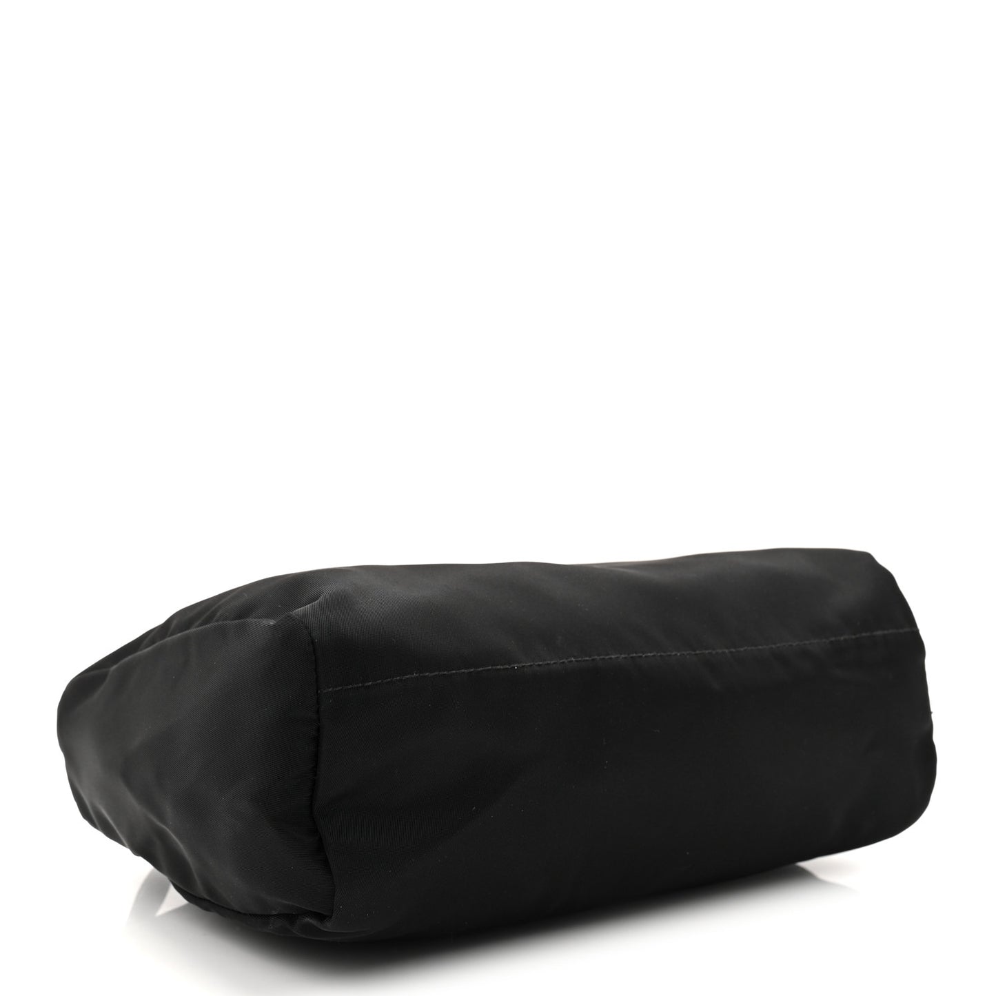 Nylon Tessuto Cosmetic Pouch Black