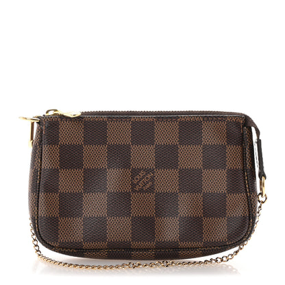 Louis Vuitton Damier Ebene Mini Pochette Accessories 1 of 8