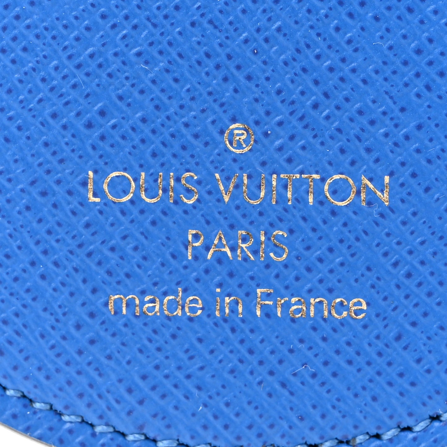 Monogram 2019 Christmas Animation Venice Bag Charm Key Ring Blue