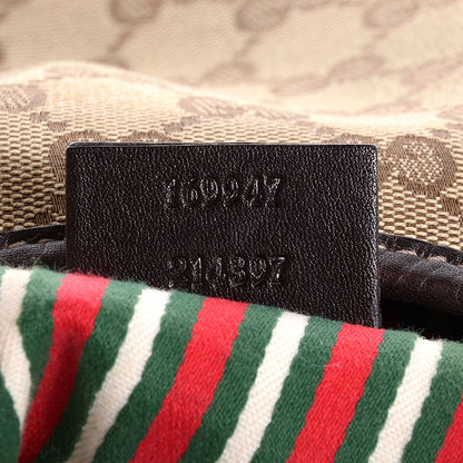 Gucci Monogram GG New Britt Medium Hobo Brown 8 of 8