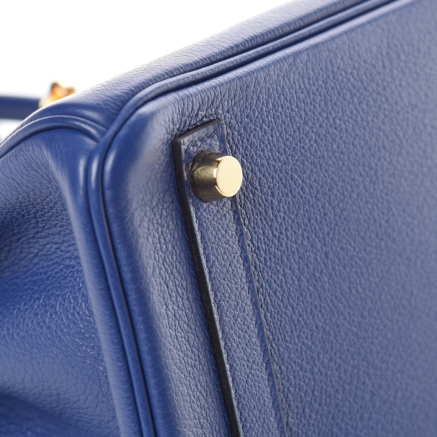 Hermes Taurillon Novillo Birkin 25 Bleu Saphir 6 of 34
