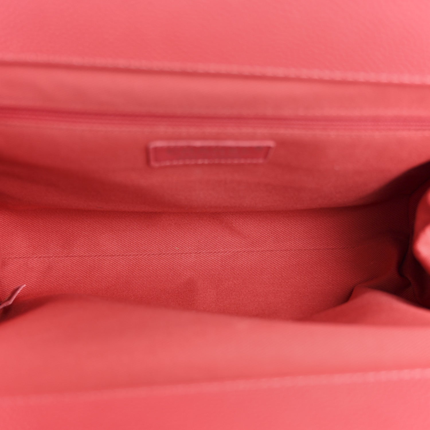 Chanel Caviar Quilted CC Large Clutch Coral 5 of 10