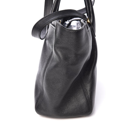 Chanel Calfskin Cerf Shopper Tote Black 15 of 16