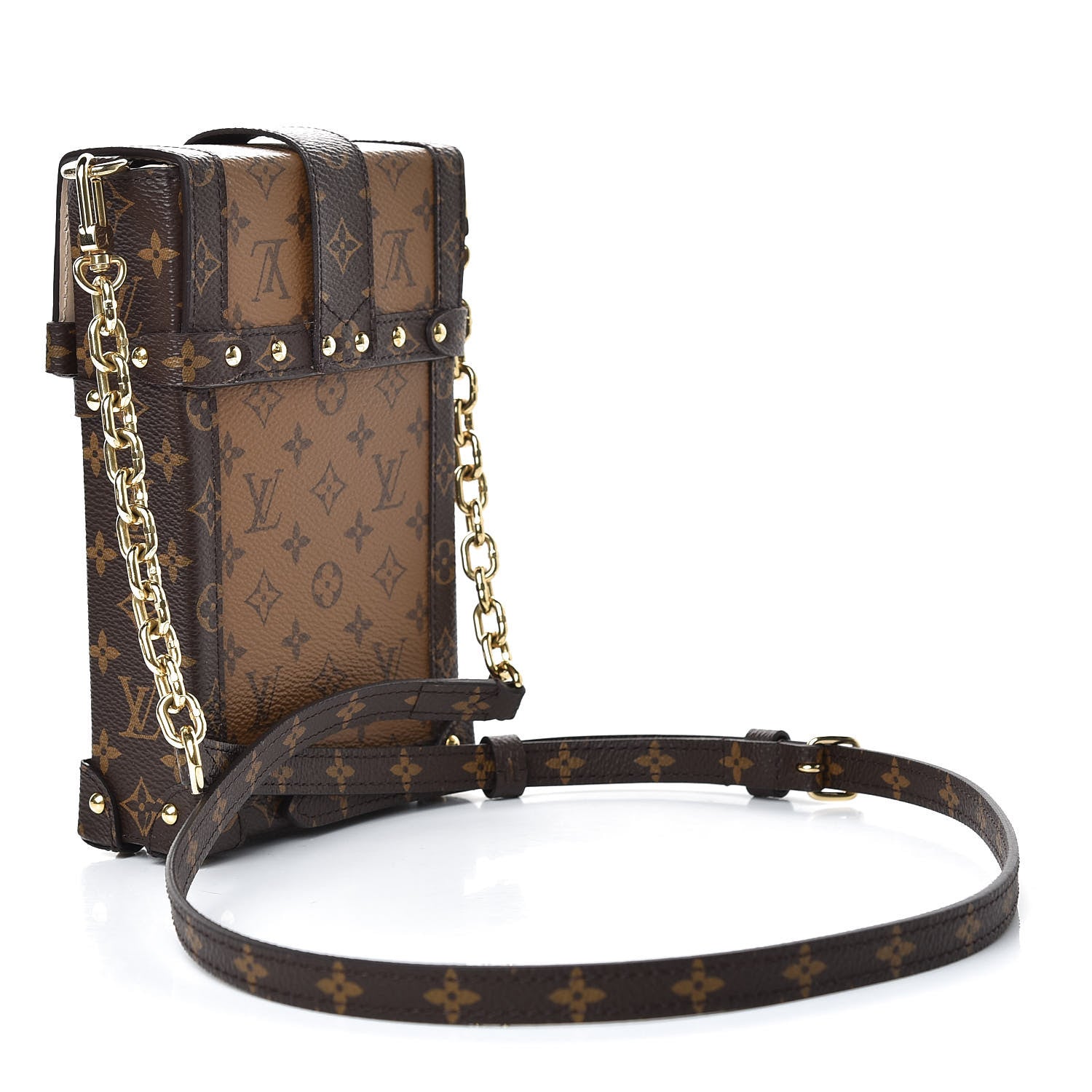 Louis Vuitton Reverse Monogram Pochette Trunk Verticale 3 of 10