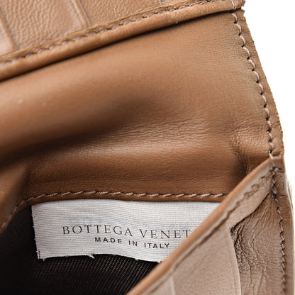Bottega Veneta Nappa Intrecciato French Compact Wallet Maple 7 of 14
