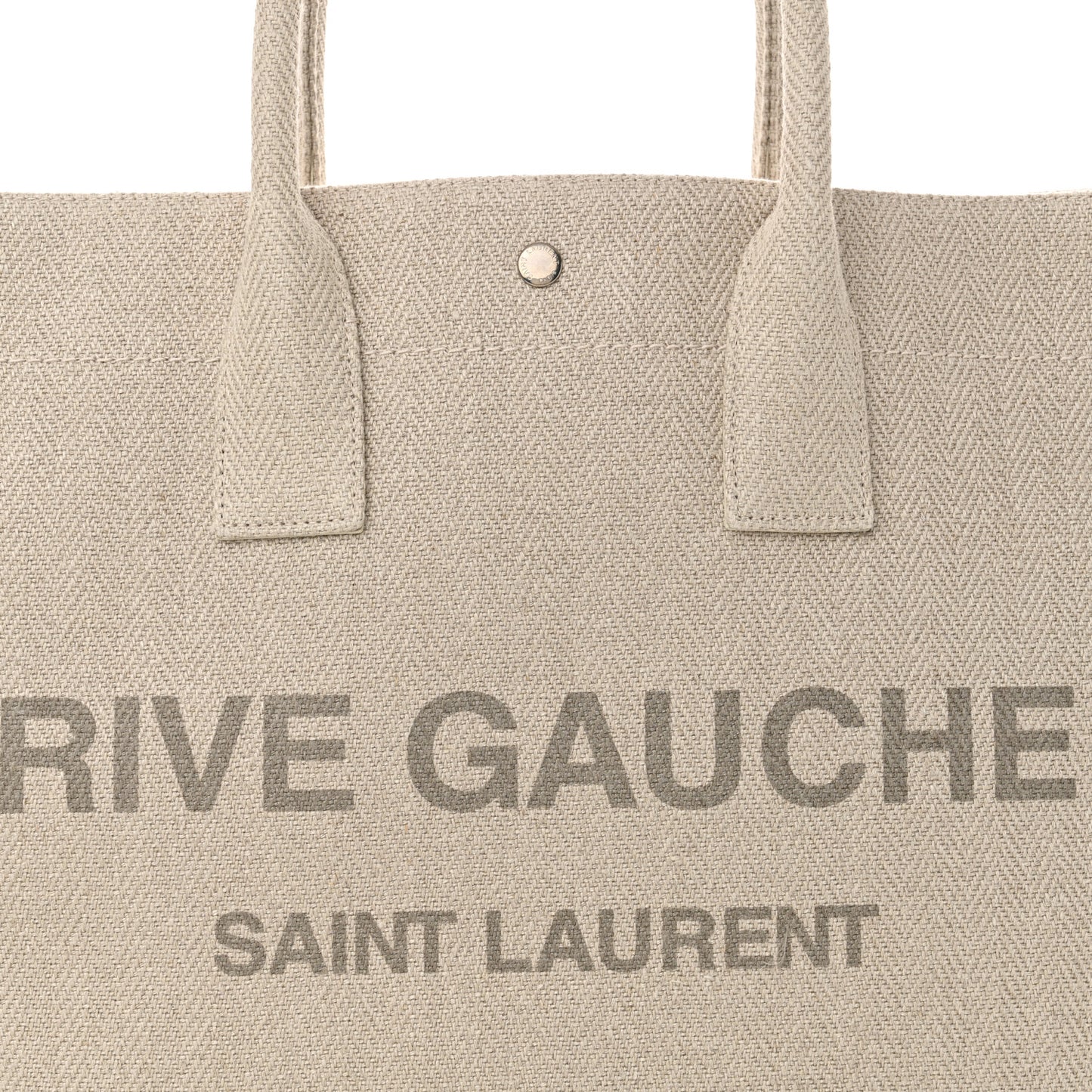 Cotton Linen Rive Gauche Tote Light Shell