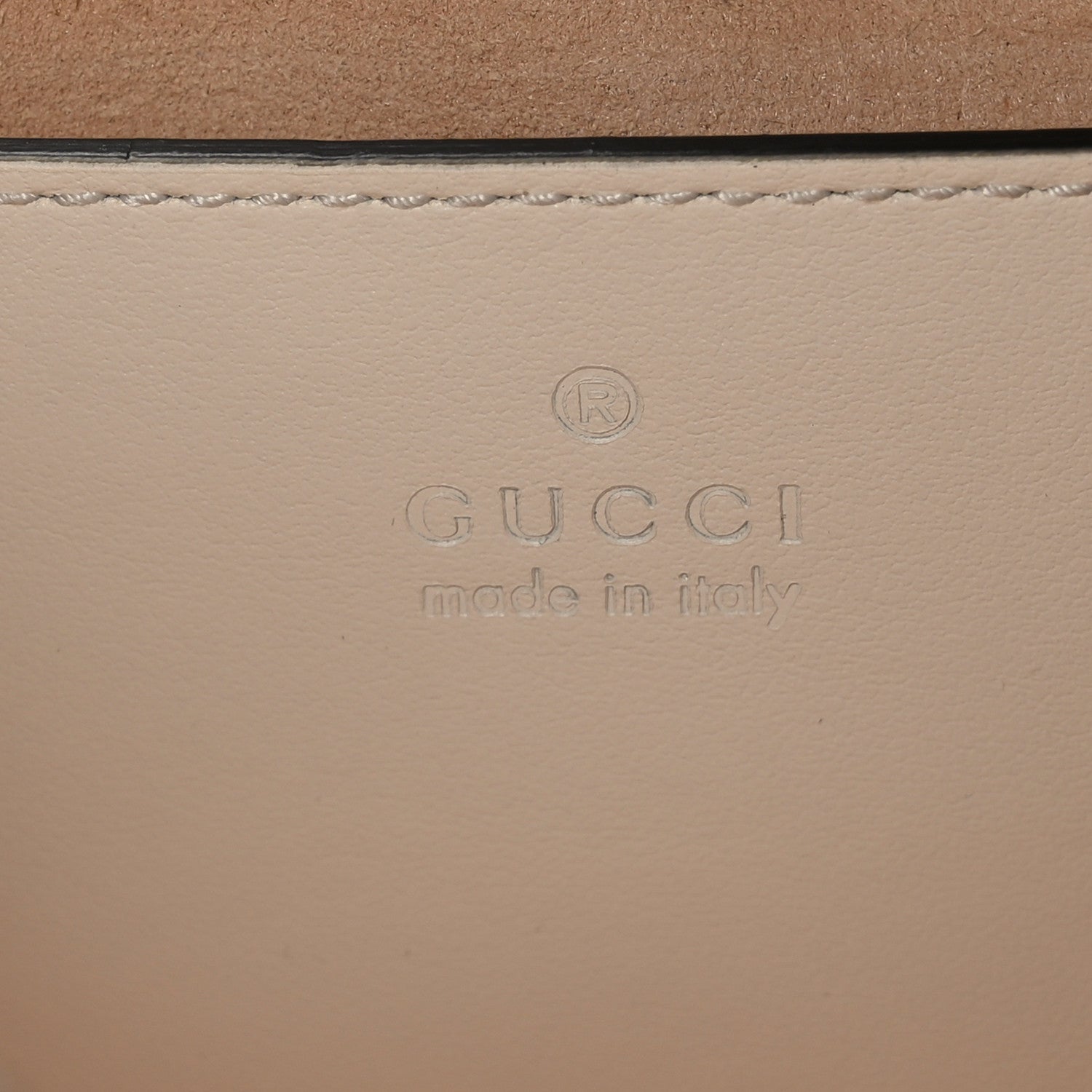 Gucci Calfskin Matelasse Small GG Marmont Chain Shoulder Bag White 5 of 10