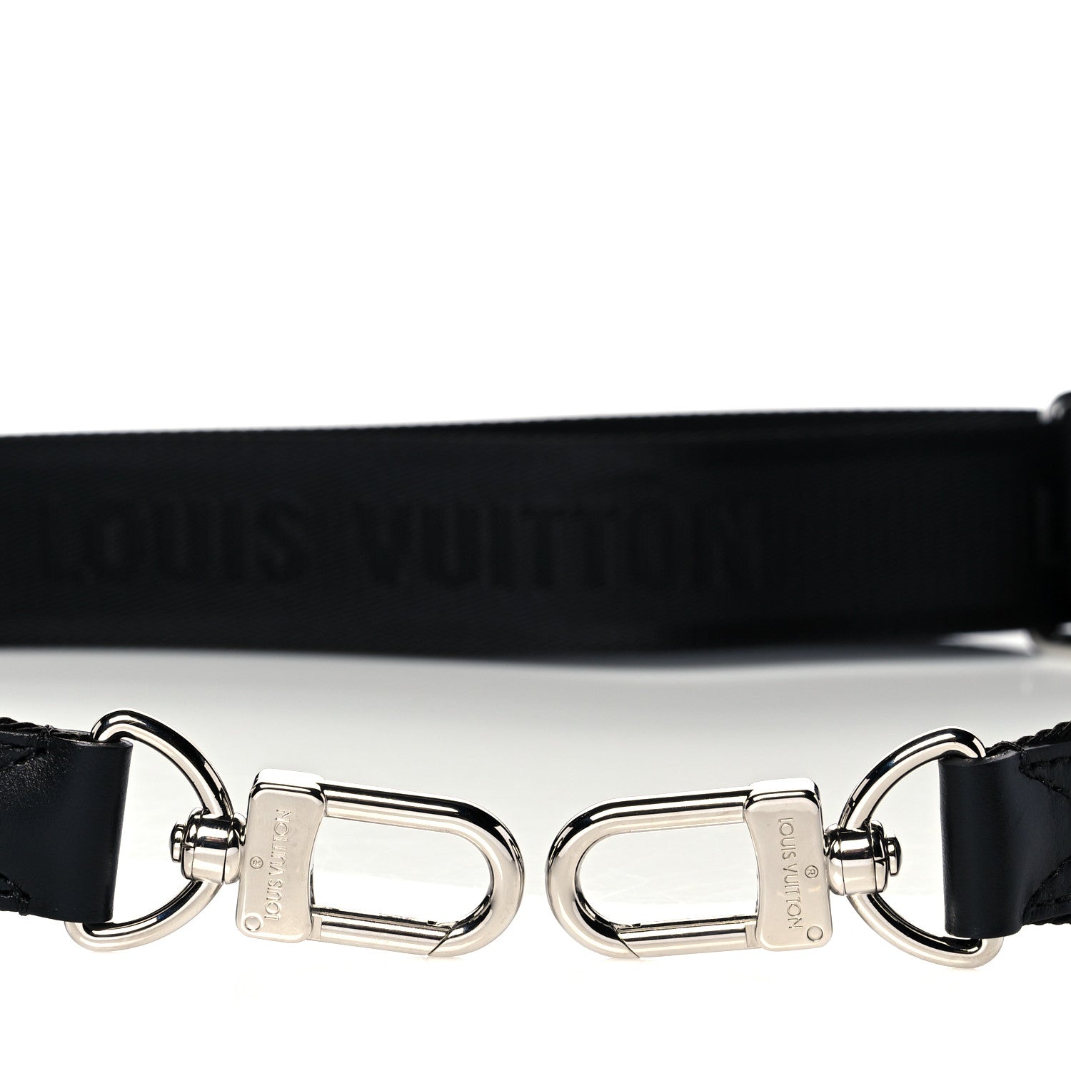 Louis Vuitton Canvas Adjustable Shoulder Strap Black 3 of 3
