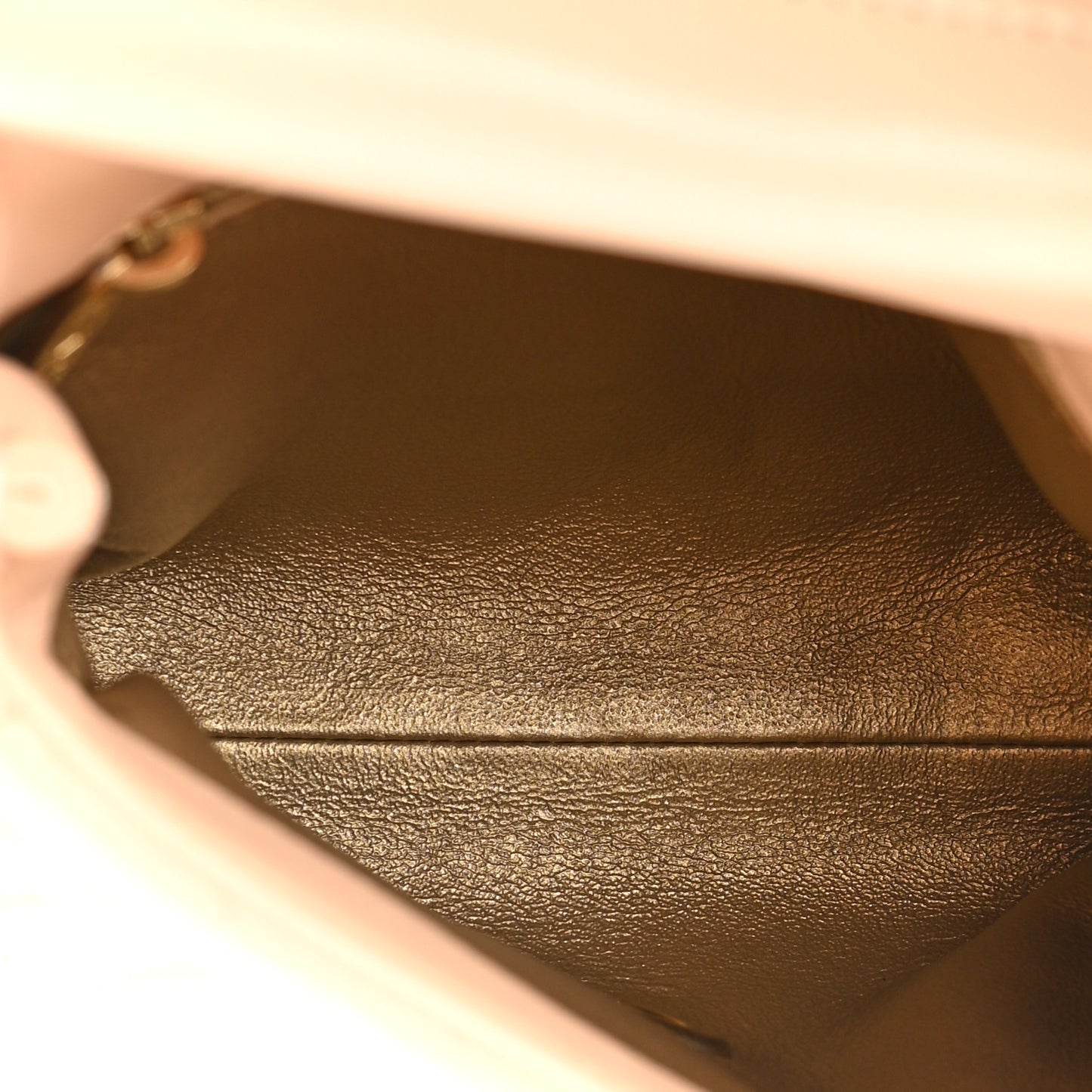 Lambskin Quilted Side-Packs Beige