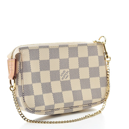 Louis Vuitton Damier Azur Mini Pochette Accessories 3 of 8